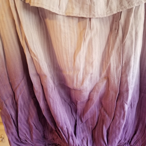 *HP* Easel NWT Off Shoulder Dip Dye Top S - Picture 7 of 7